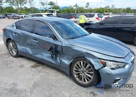 2019 Infiniti Q50 3.0T Luxe из США, поврежденный, VIN JN1EV7AP9KM543647